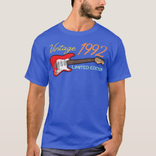 Best of 1992 Birthday Gitarre liebt 30. Geburtstag T-Shirt