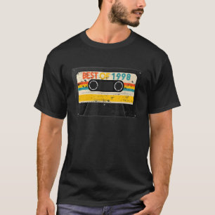 Best Of 1998 25. Geburtstag Kassette Vintage T-Shirt