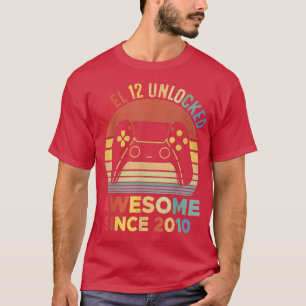 Best of 2010 Unlock Level 12 Video Game Vintag T-Shirt