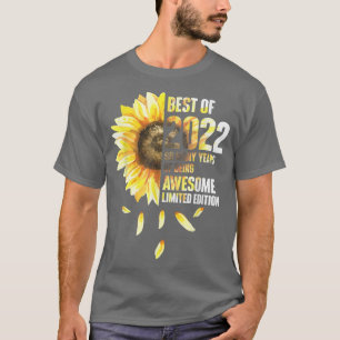 Best of 2022 Sonnenblumenjahr Geburtstag T-Shirt