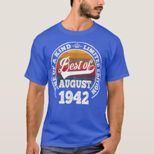 Best of August 1942 80. Geburtstagsgeschenk für 80 T-Shirt