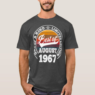 Best of August 1967 55. Geburtstagsgeschenk für 55 T-Shirt