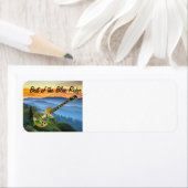 Best of Blue Ridge-Rückgabeadresse-Etikett (Insitu)