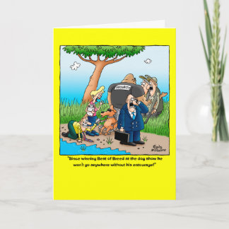 Best of Breed Funny Birthday Card Karte