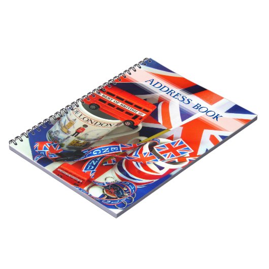 Best of British Souvenirs Adress Book Notizblock (Linke Seite)