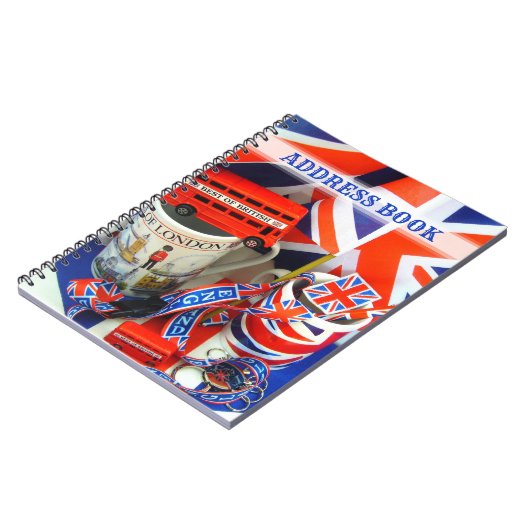 Best of British Souvenirs Adress Book Notizblock (Linke Seite)
