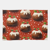 Best of Christmas pudding holiday tea towel Geschirrtuch (Horizontal)