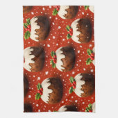 Best of Christmas pudding holiday tea towel Geschirrtuch (Vertikal)