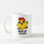 Best of Cluck Funny Chicken Puff Kaffeetasse (Links)