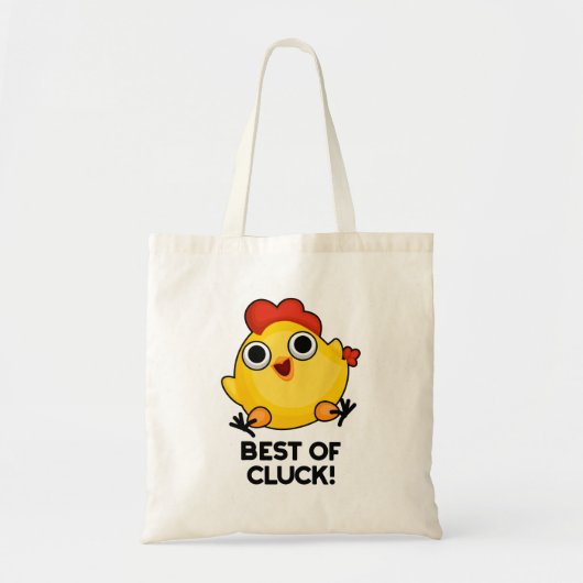 Best of Cluck Funny Chicken Puff Tragetasche (Vorne)