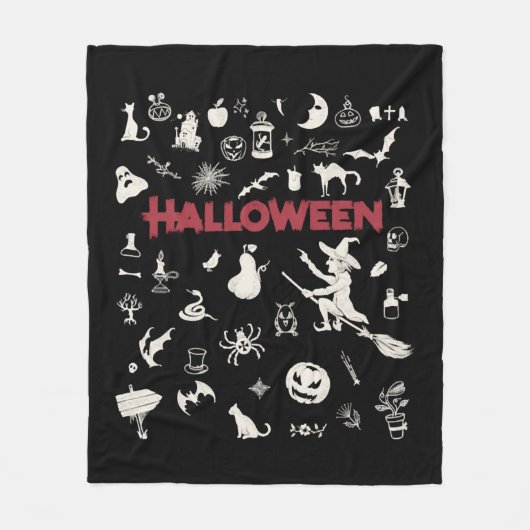 Best of Halloween Fleecedecke (Vorderseite)