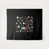 Best of Halloween Wandteppich (Vorderseite (Horizontal))