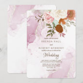 Best of Herbst Wedding Einladung (Vorne/Hinten)