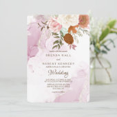 Best of Herbst Wedding Einladung (Stehend Vorderseite)