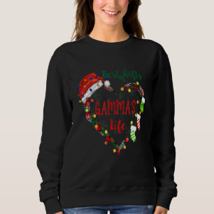 Best of In Gamma's Life Herz Weihnachtslicht Sweatshirt
