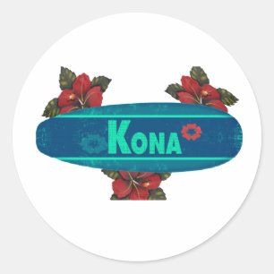 Best of Kona Runder Aufkleber