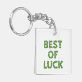 Best of Luck Clovers Greeting Schlüsselanhänger (Vorderseite links)