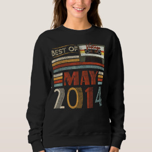 Best of May 2014 Geburtstag Vintag 8 Jahre alt Sweatshirt