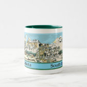 Best of South Dakota Zweifarbige Tasse (Mittel)