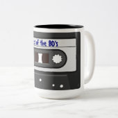 Best of the 80er Retro Mix Tape Tasse (VorderseiteRechts)