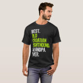 Best Old Croatian Sighthound Grandpa Ever Dog T-Shirt (Vorne ganz)