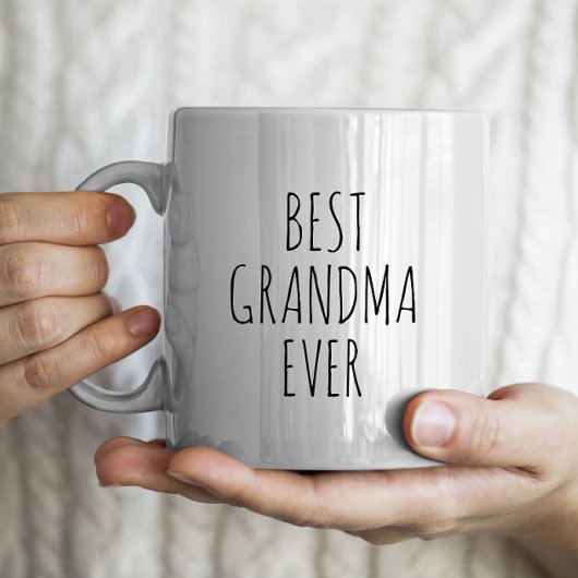 "Best Oma Ever" Einfaches modernes Bauernhaus Jumbo-Tasse