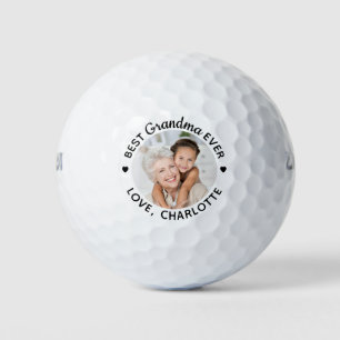 Best Oma Ever Modernes Personalisiertes Foto Wilso Golfball