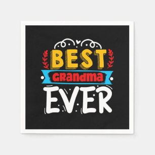 Best Oma Ever Mother Dinner Party Serviette