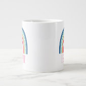 Best Oma Ever Rainbow Jumbo-Tasse (Vorderseite)