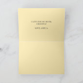 Best Oma jemals Custom Mother's Day Foto Golden Karte (Innenseite)