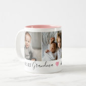 "Best Oma/Opa" Foto Kaffee Tasse Geschenk (Vorderseite Links)