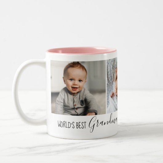"Best Oma/Opa" Foto Kaffee Tasse Geschenk (Links)