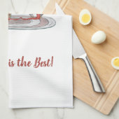 Best Oma Polar Bear Penguin Friends Winter Geschirrtuch (Viertel Falte)