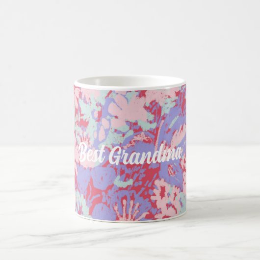 Best Oma Summer Garden Red and Violet Coffee M Kaffeetasse (Mittel)