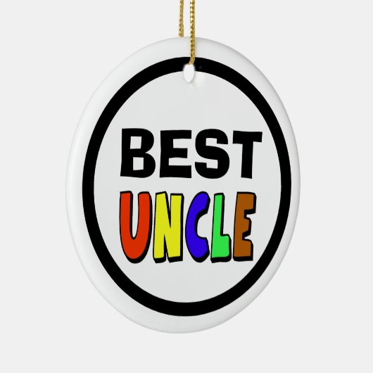 Best Oncle Christmas Ornament (Rechts)
