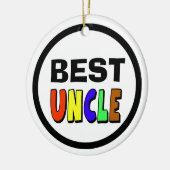 Best Oncle Christmas Ornament (Links)