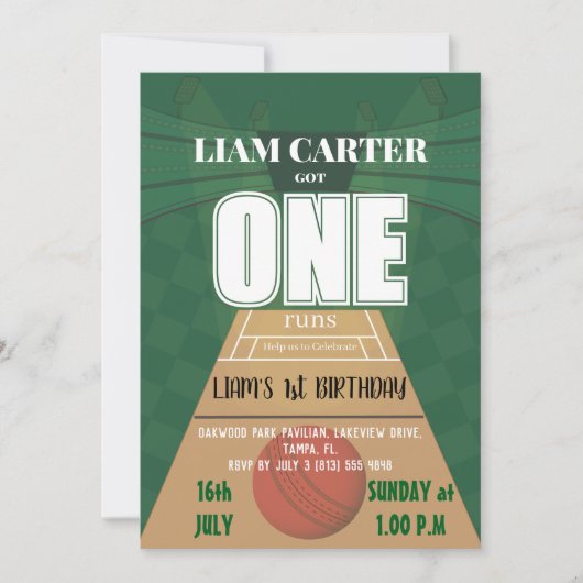 Best one First Birthday Invitation Einladung (Vorderseite)