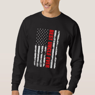 Best Onkel American Flag Usa Patriotic Proud Funny Sweatshirt