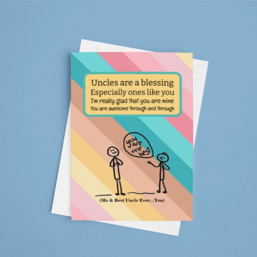 Best Onkel Birthday Karte