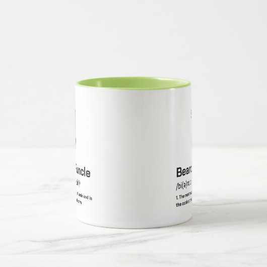 Best Onkel Definition Funny Bartded Funcell Tasse (Zentrum)