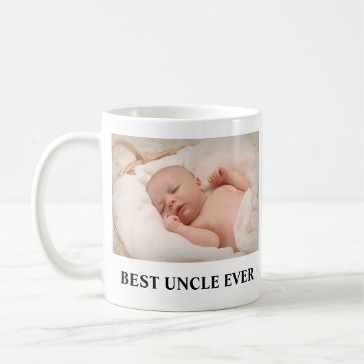 Best Onkel Ever Family Foto Kaffeetasse (Links)