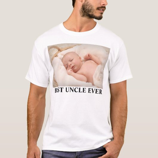 Best Onkel Ever Family Foto T - Shirt (Vorderseite)