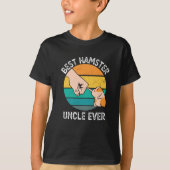 Best Onkel Ever Funny Hamster Owner Geschenk T-Shirt (Vorderseite)