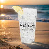 Best Onkel Ever Moderne Elegante Einfache Vater's Glas