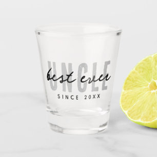 Best Onkel Ever Moderne Elegante Einfache Vater's  Schnapsglas