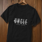 Best Onkel Ever Moderne Elegante Einfache Vater's T-Shirt