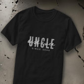 Best Onkel Ever Moderne Elegante Einfache Vater's T-Shirt