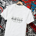 Best Onkel Ever Moderne Elegante Einfache Vater's  T-Shirt<br><div class="desc">Dieses einfache und moderne Design besteht aus san-Serifentypografie.</div>