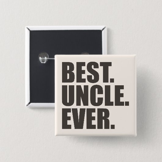 Best. Onkel. Immer. Button (Vorne & Hinten)