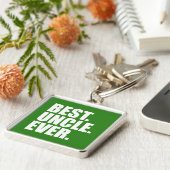 Best. Onkel. Immer.(Grün) Schlüsselanhänger (Seite)